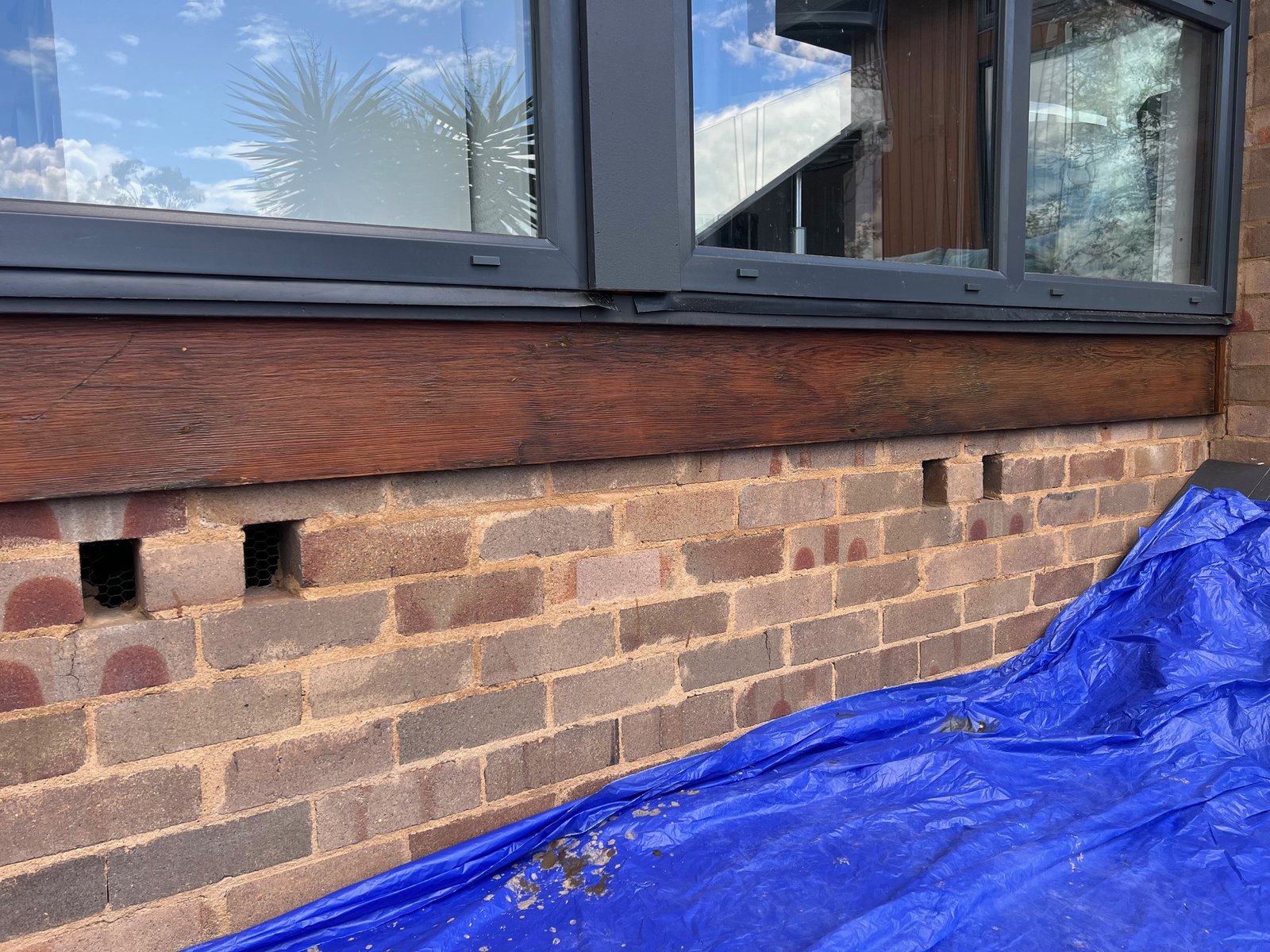 Aged Timber stained