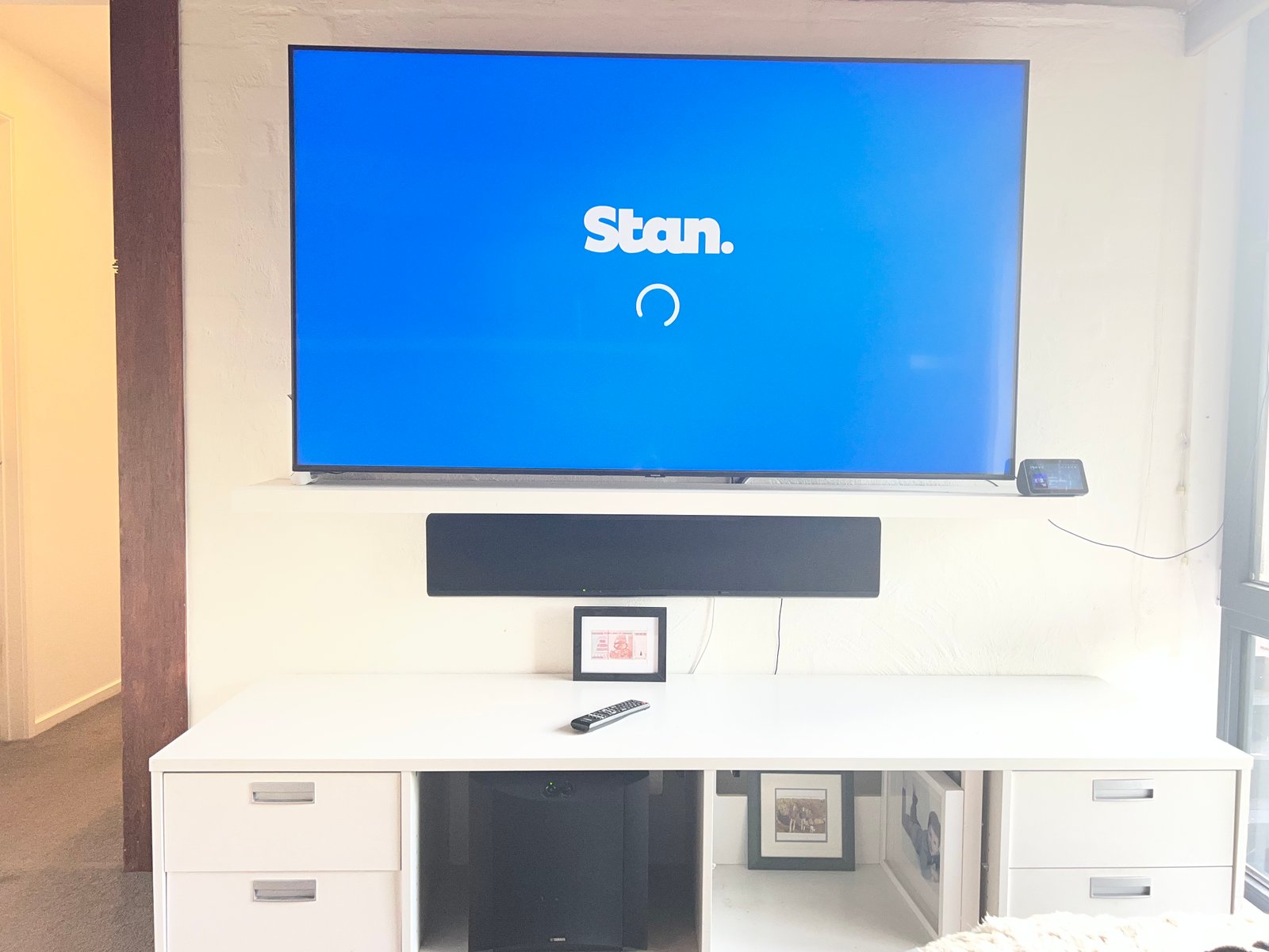 TV and soundbar mount, install & setup